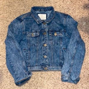 Cotton On dark washed jean jacket.